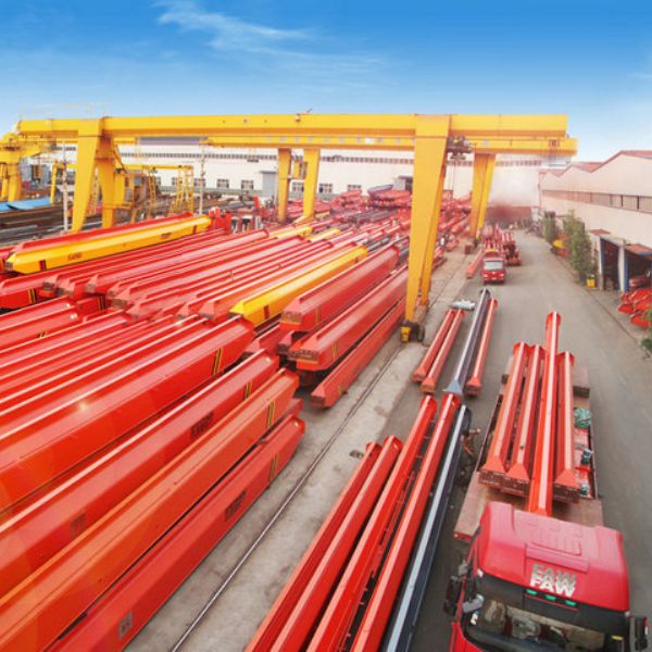 單梁產品庫存區(qū)